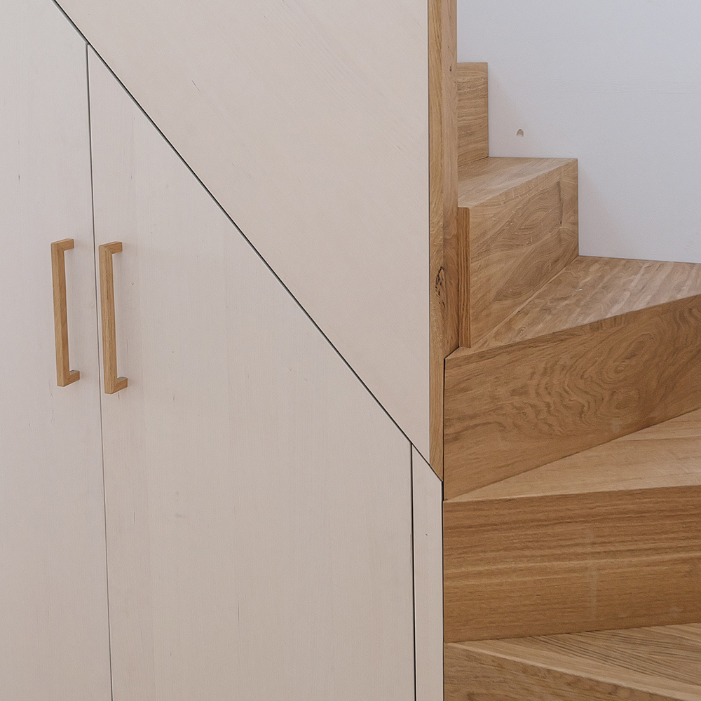 Tinyhouse Schranktreppe