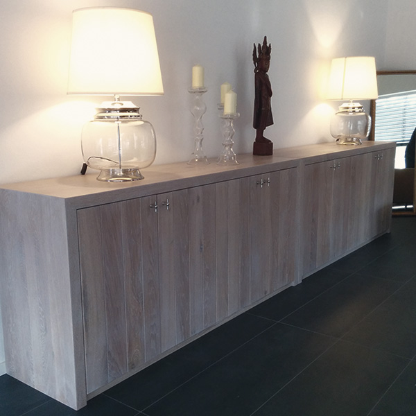 Sideboard in weiß geölter Eiche 